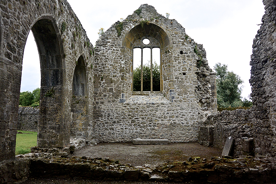 Das verfallene Kloster von Kells