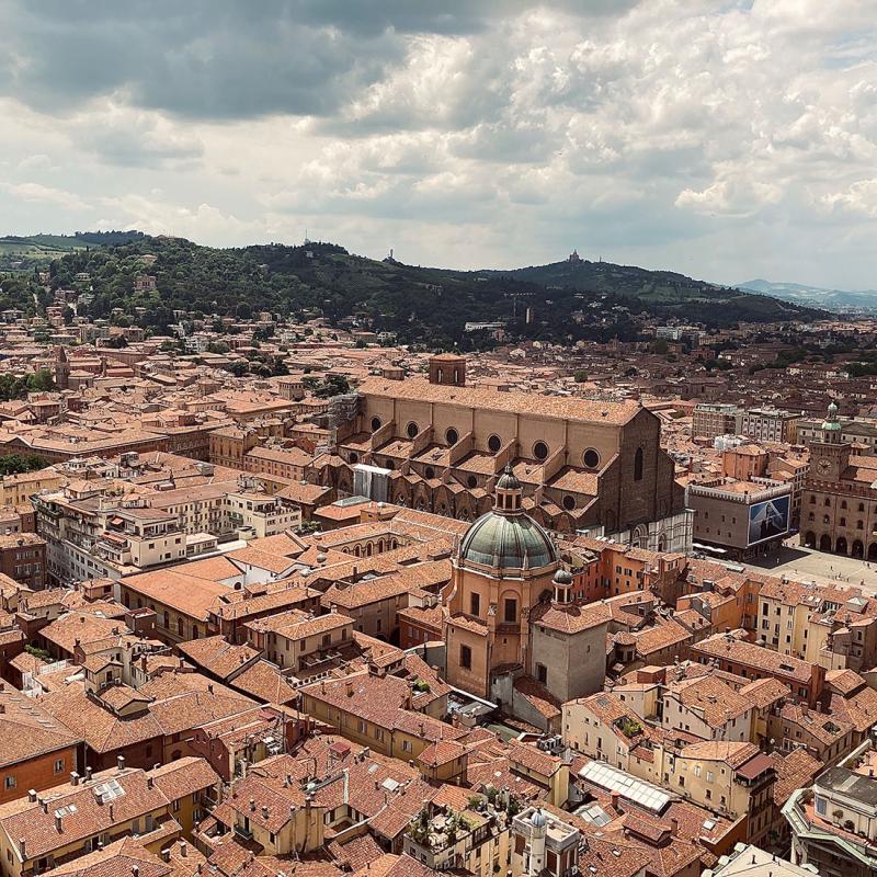 Bologna: Aussicht vom Torre Asinelli
