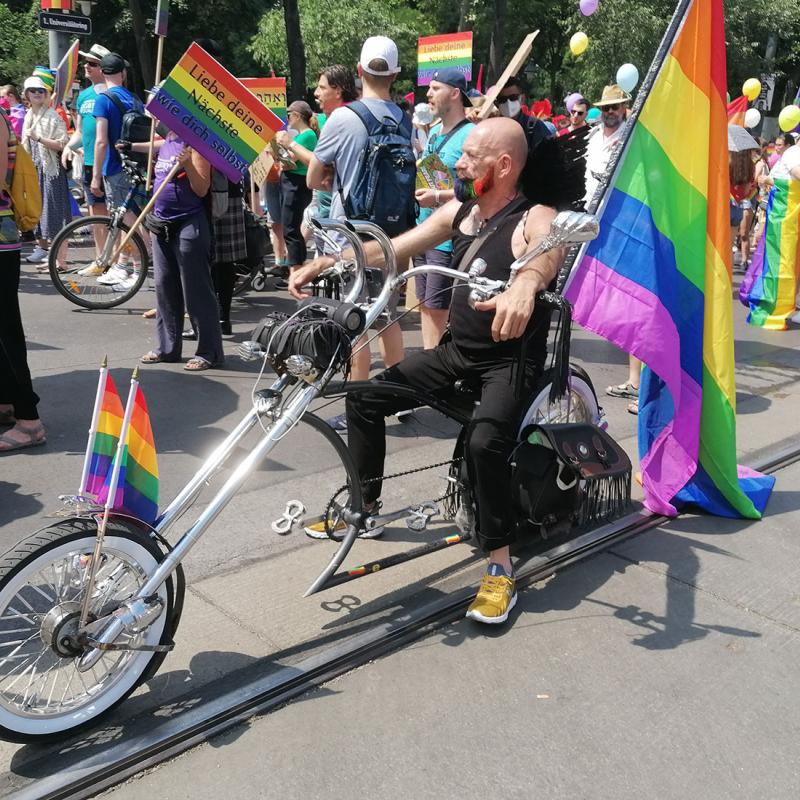 Vienna Pride 2021 Biker