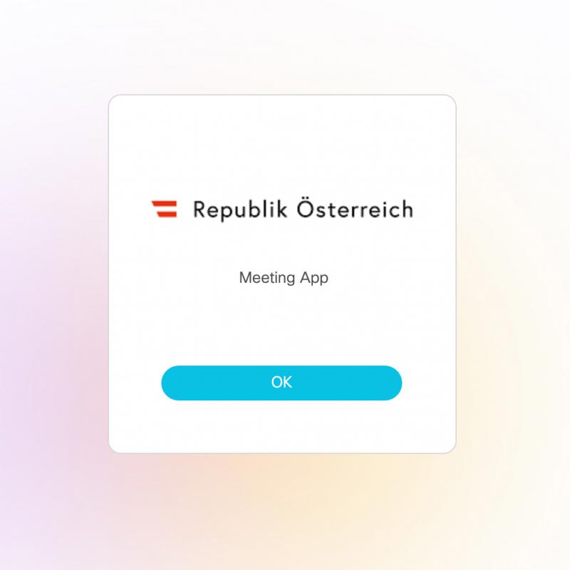 Republik Österreich - Meeting App