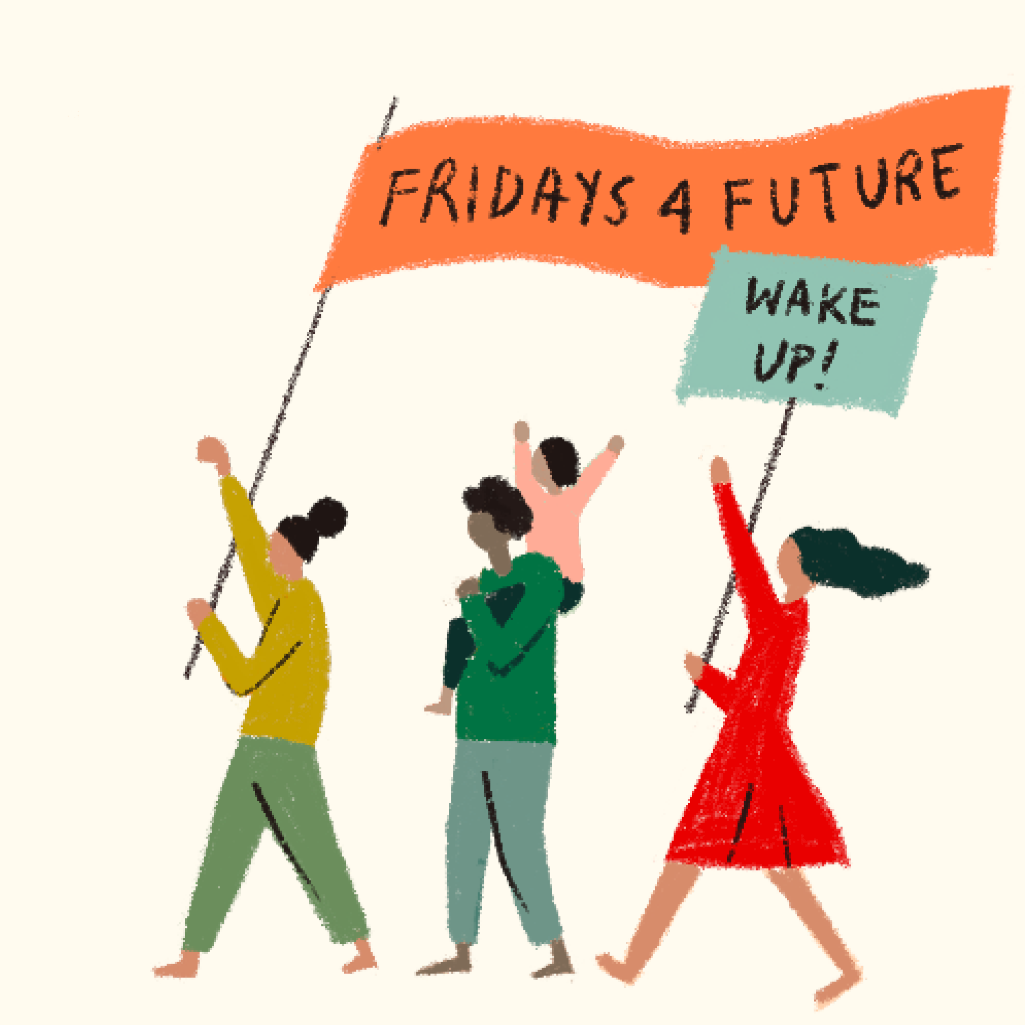 Protestierende "Fridays for Future"